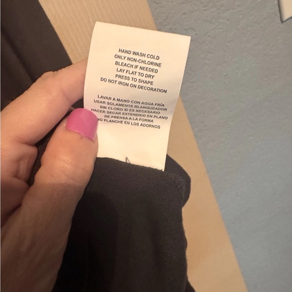 Altar’d State Floral Embroidered Black Lace Boho Blouse- Size Small - Picture 6 of 7